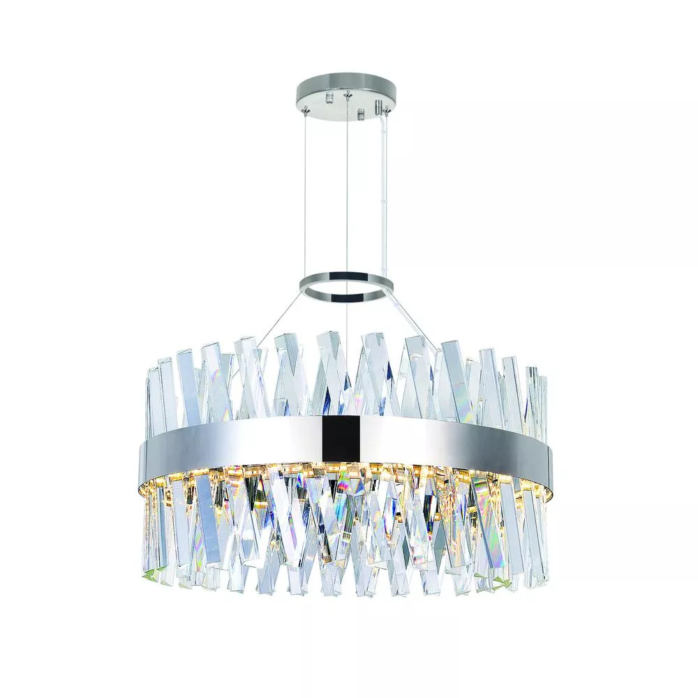 CWI Lighting Glace LED Chandelier With Chrome Finish