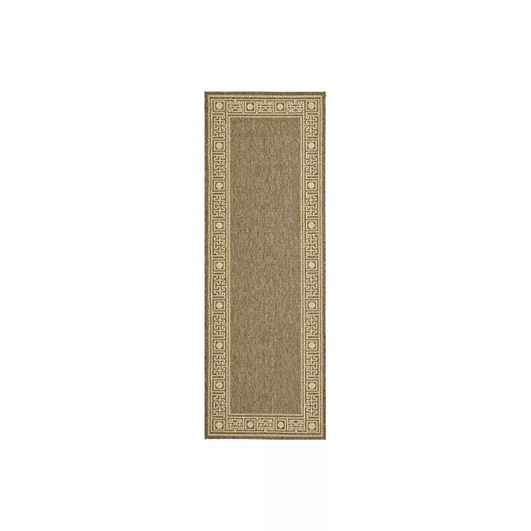 Dark Beige Polypropylene Transitional Rugs Rectangle 9x6 - Safavieh