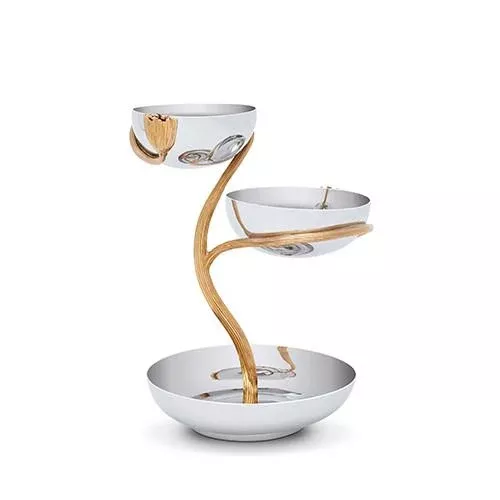 Deco Leaves 3-Tier Server by L'Objet