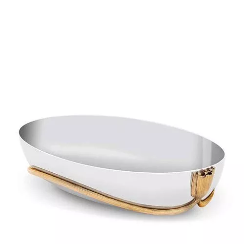 Deco Leaves Serving Boat, Large by L'Objet