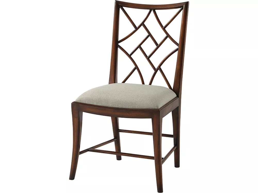 A Delicate Trellis Side Chair