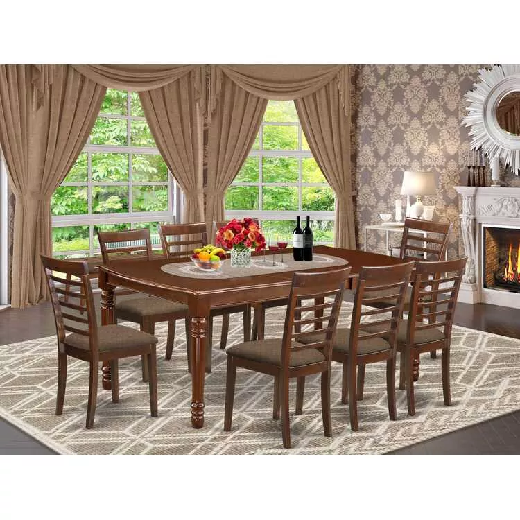 Dining Room Table Set With Self Storing Leaf