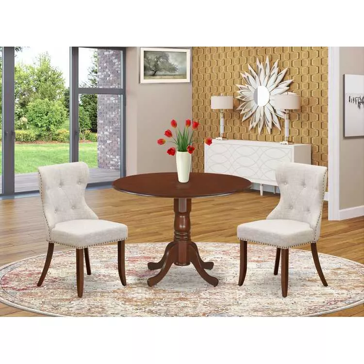 Dining Set & Round Pedestal Kitchen Table