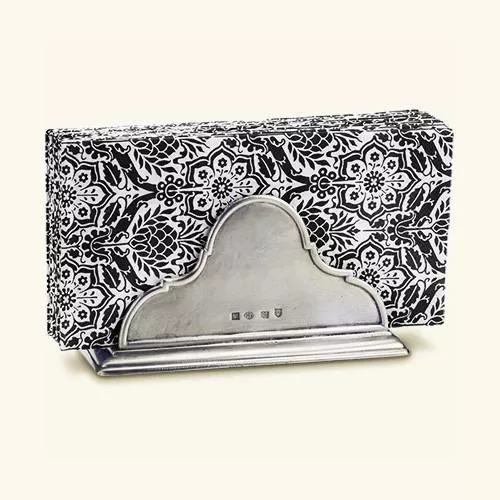 Dinner Napkin Holder by Match Pewter