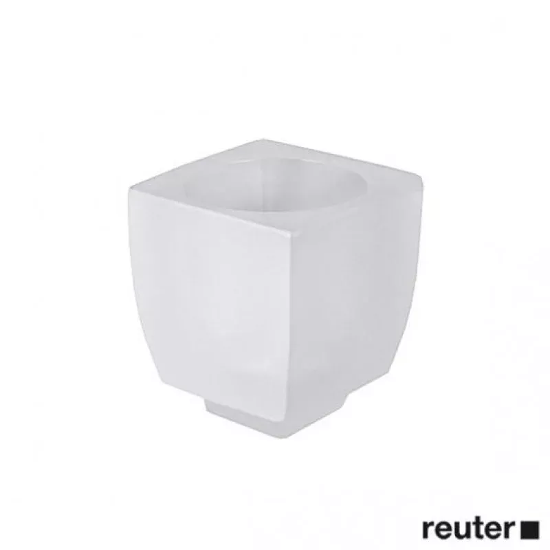 DOVB Square glass insert for toilet brush set