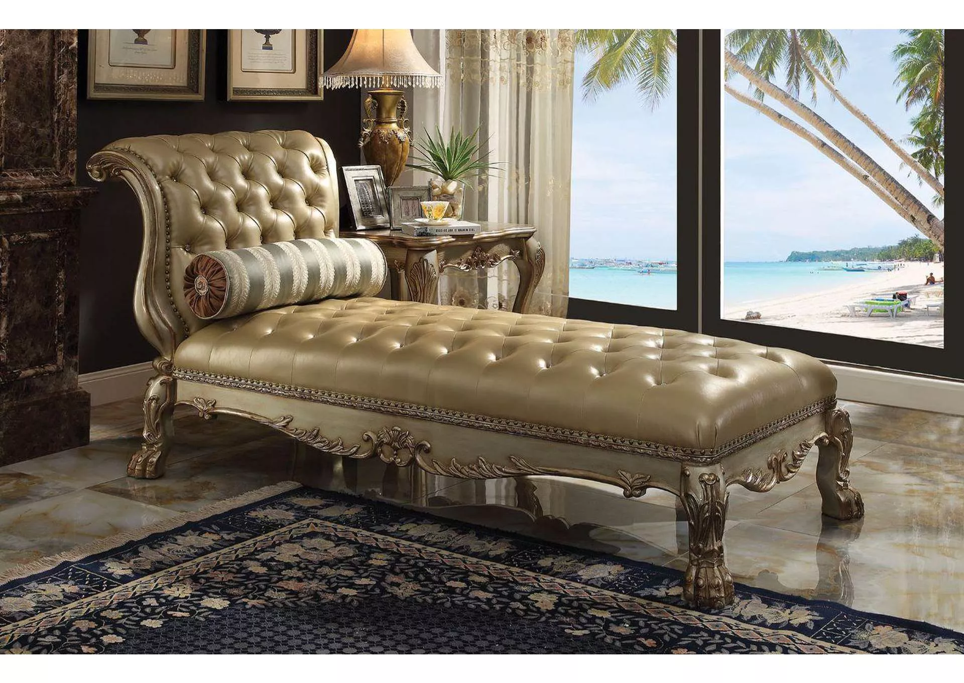 Dresden Chaise with Pillow