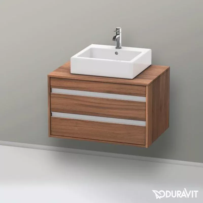 Duravit Ketho vanity unit for countertop washbasin with 2 pull-out compartments