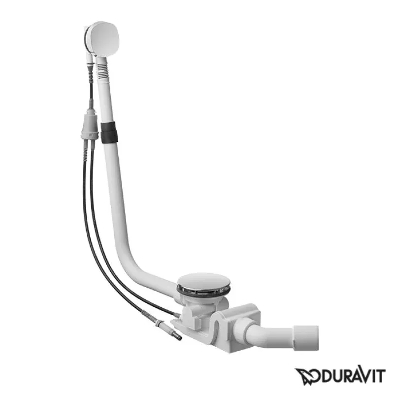 Duravit Shower + Bath Quadroval waste and overflow set