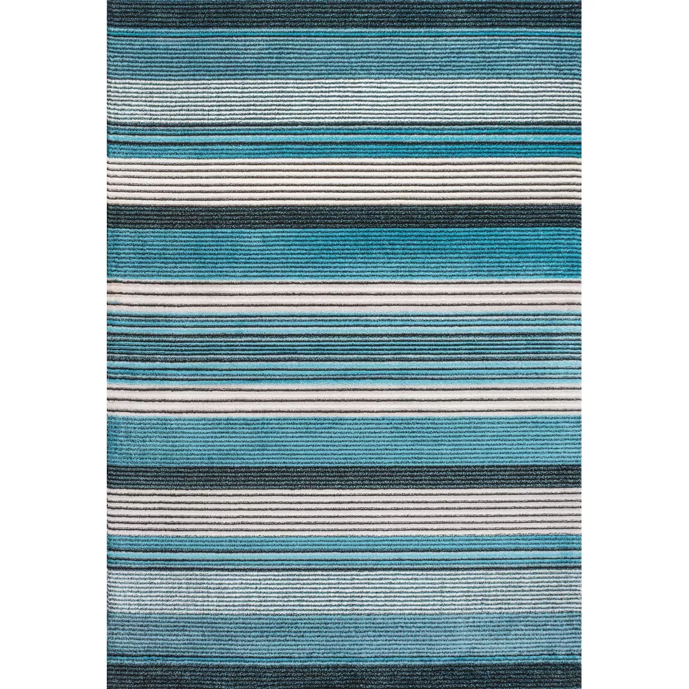 Duxbury Gradient Ticking Striped Area Rug