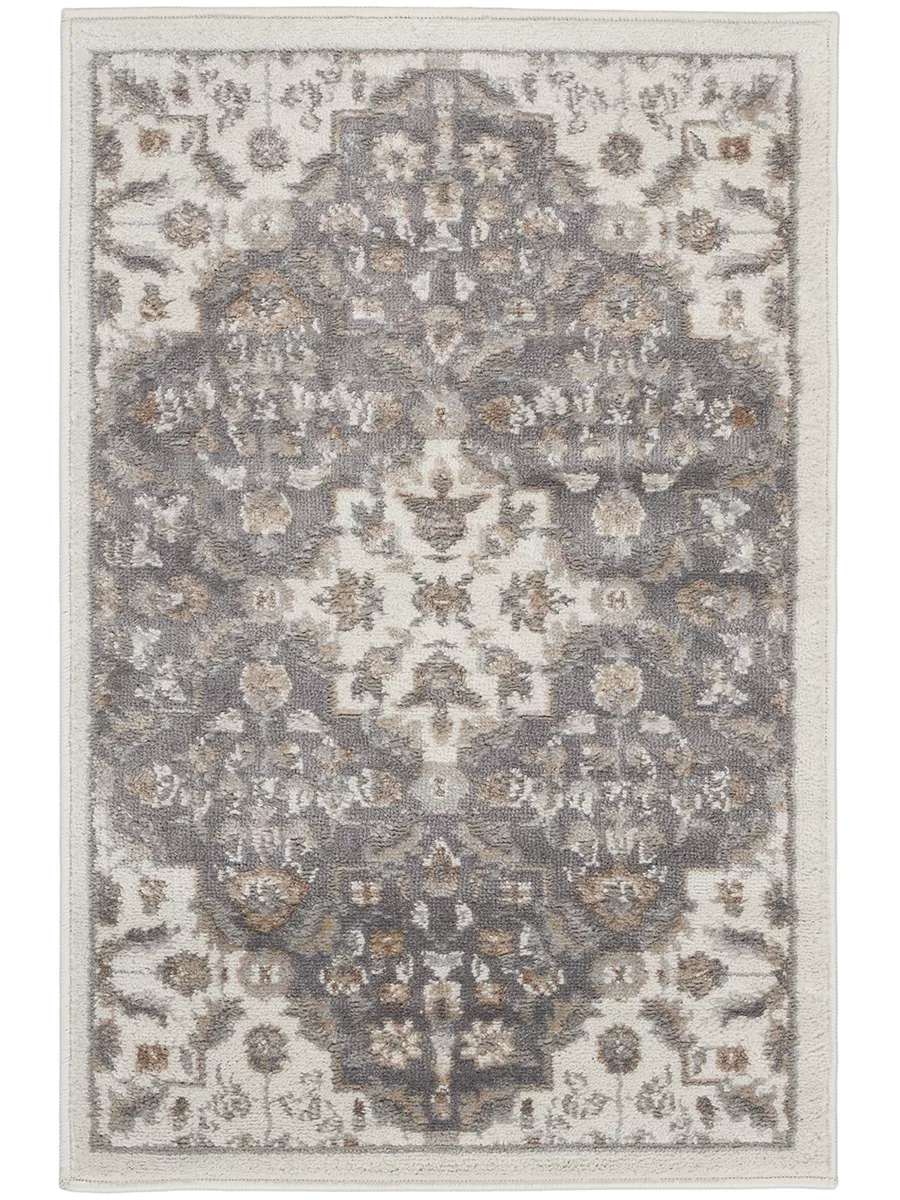 Elation ETN08 Ivory/Gray 2' x 3' Rug