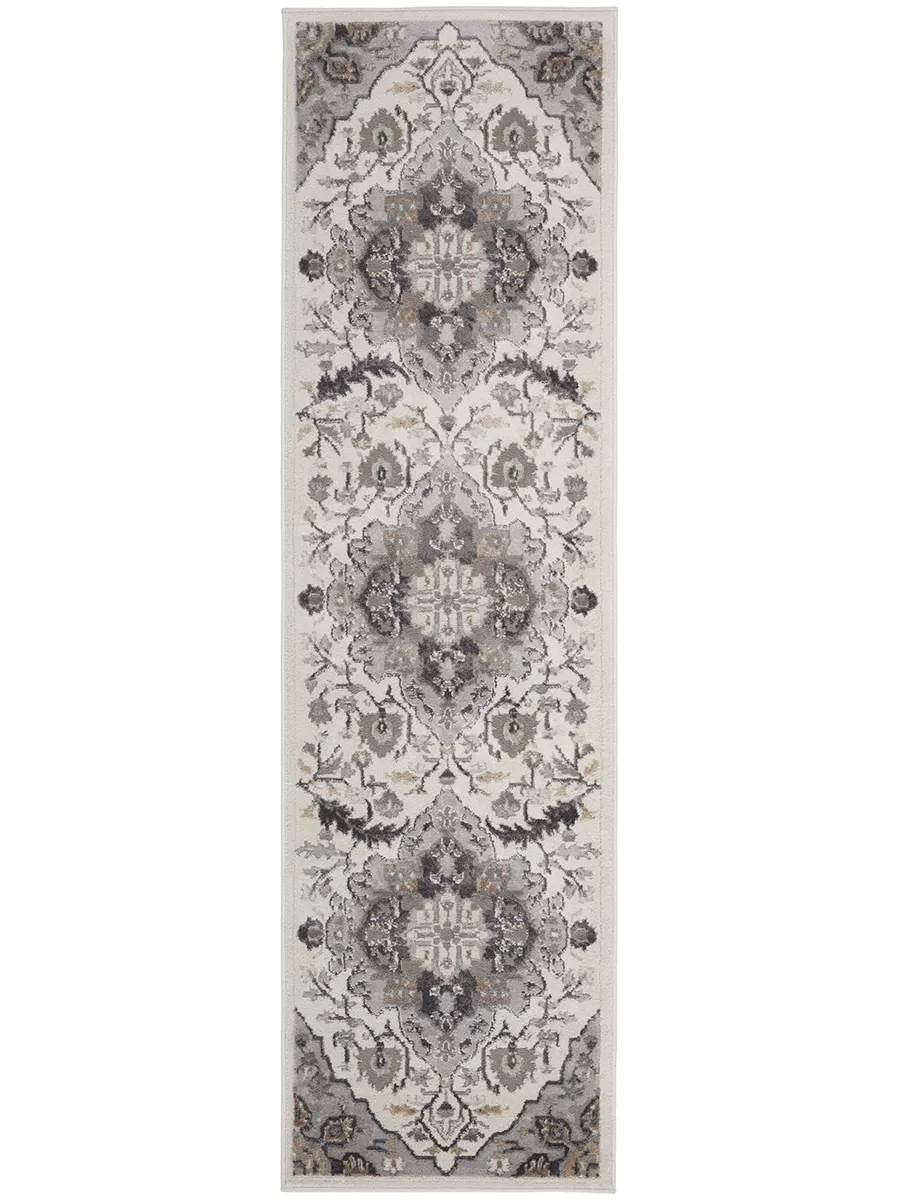 Elation ETN09 Ivory/Gray 2' x 3' Rug