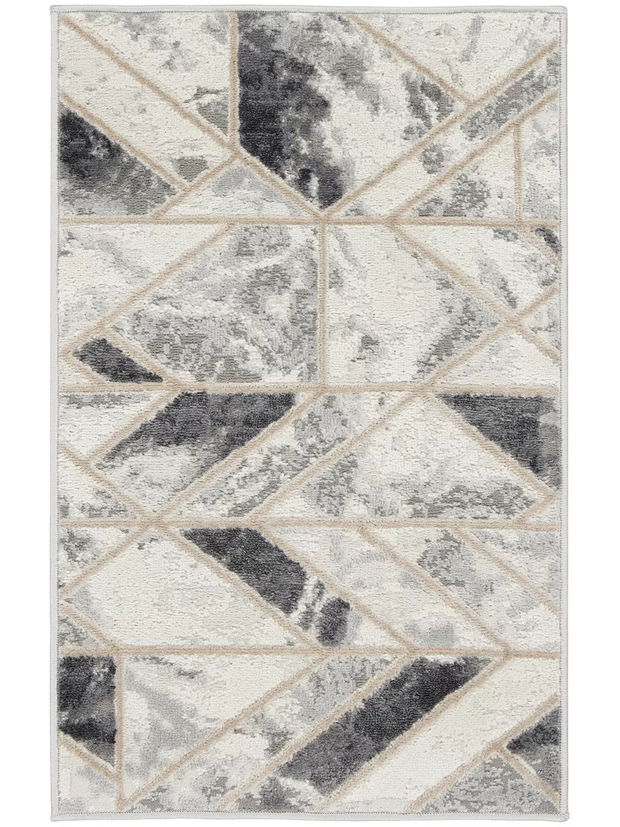 Elation ETN11 Ivory/Gray 2' x 3' Rug