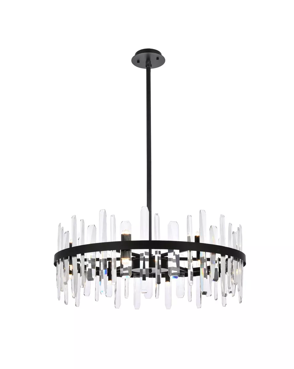 Elegant Lighting Chandelier 2200D32BK
