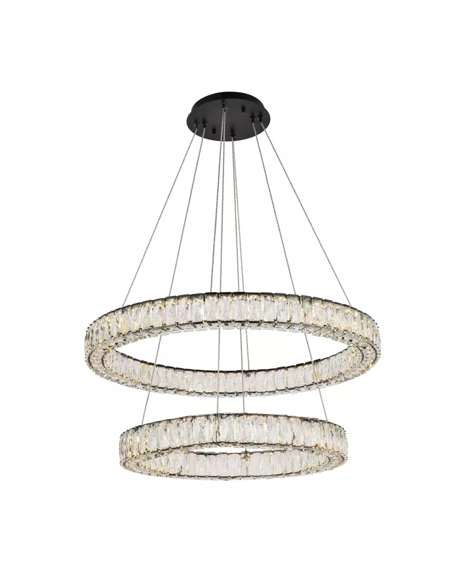 Elegant Lighting Chandelier 3503G32BK