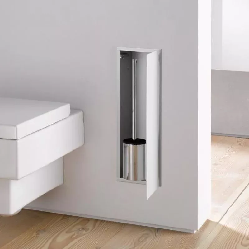 Emco Asis 2.0 recessed toilet brush set module