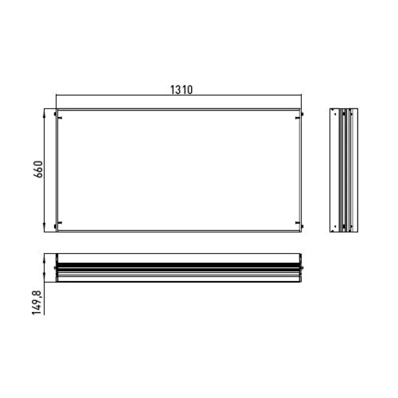 Emco Prestige installation frame for illuminated mirror