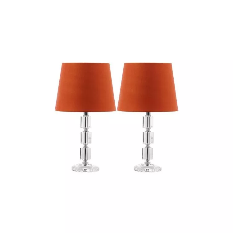 Erin 16-Inch H Crystal Cube Lamp