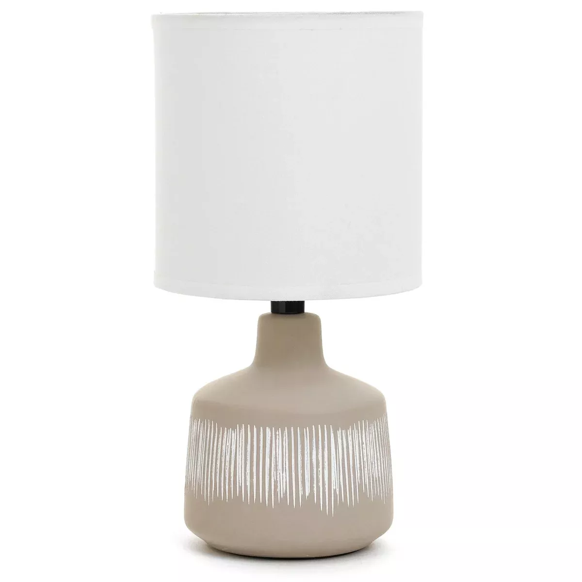 Etched Ceramic Table Lamp
