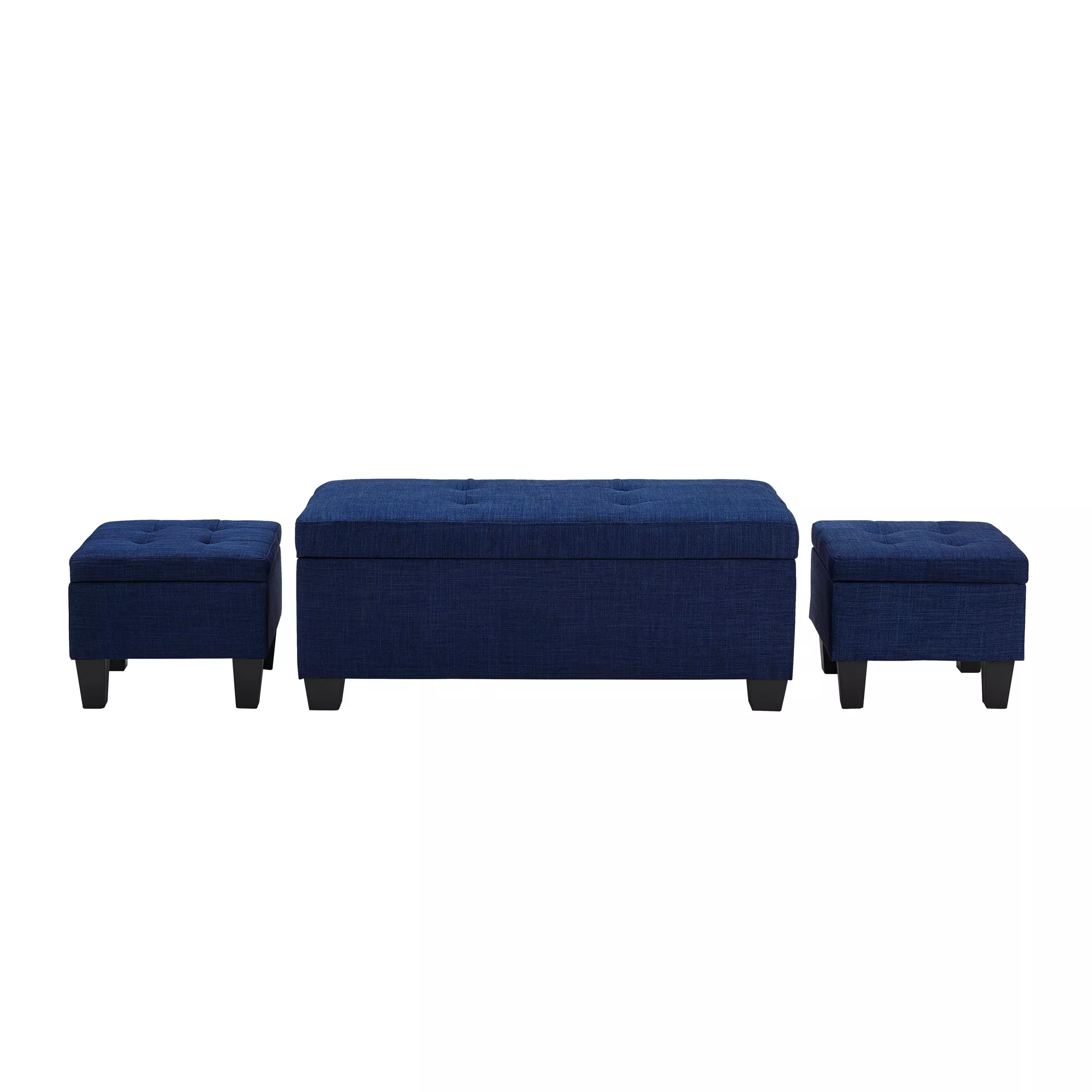 Everett 3 Piece Storage Ottoman