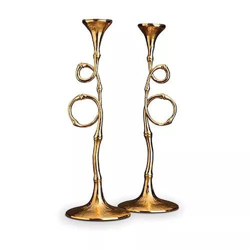 Evoca Candlesticks, Set of 2 by L'Objet