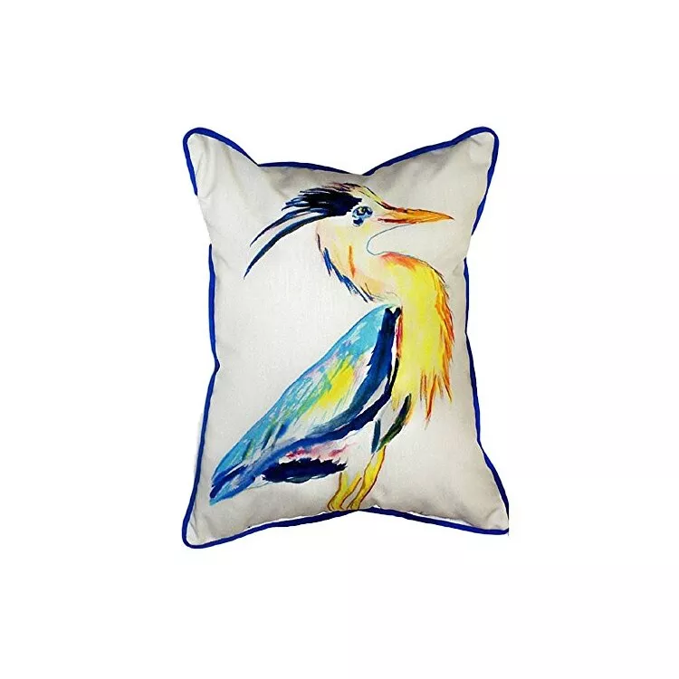 Extra Large Indoor Outdoor Bird Pillow Zippered Polyester Fill