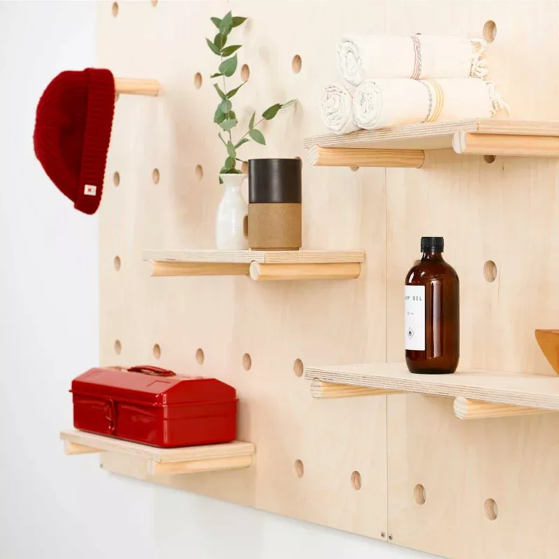 Extra Peg Board Shelves