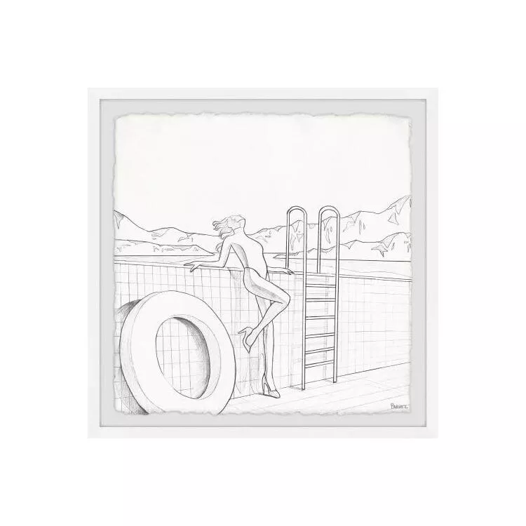 Feel and Chill Framed Painting Print
