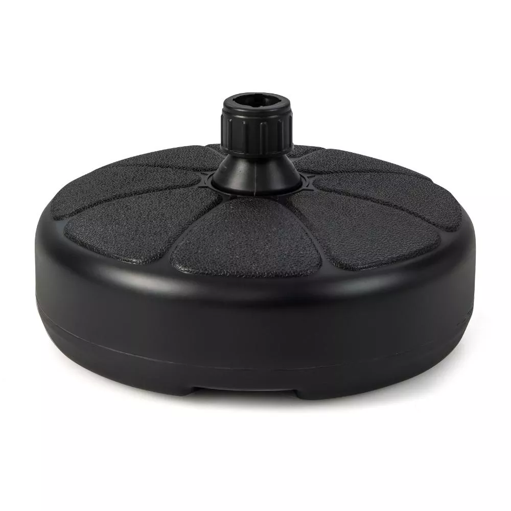 Fillable Round Umbrella Base Stand for Yard Garden Poolside