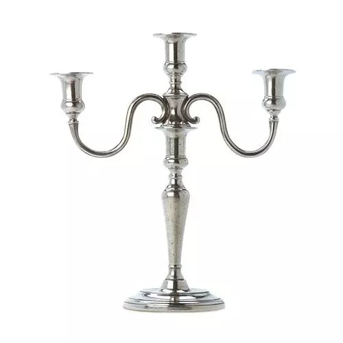 Flame Candelabra by Match Pewter