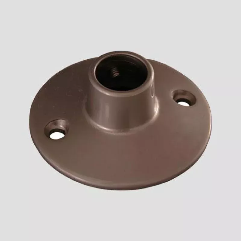 Flange for Shower Rod Ceiling Supports