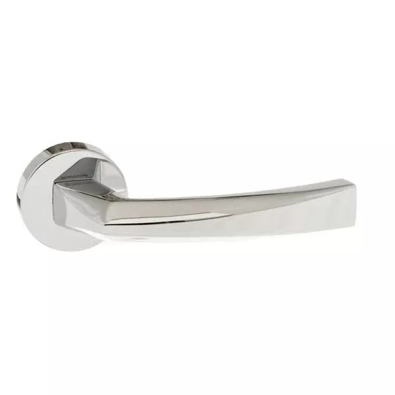 Forme Crystal Designer Lever on Minimal Round Rose