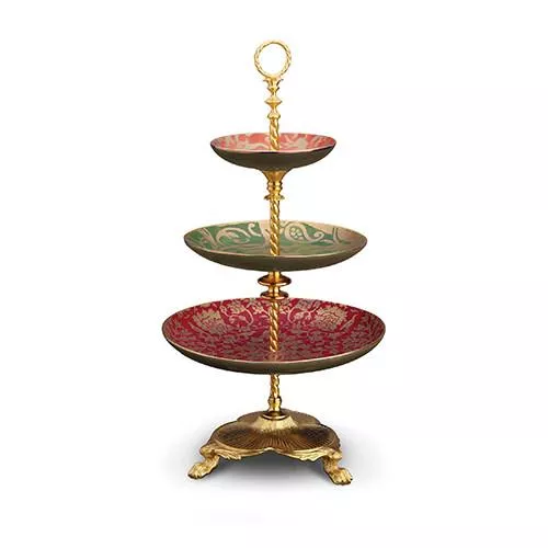 Fortuny 3-Tier Server, Assorted by L'Objet