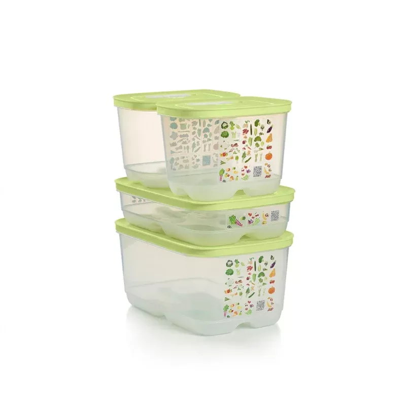 FridgeSmart 4-Piece Starter Set | Food Storage Containers