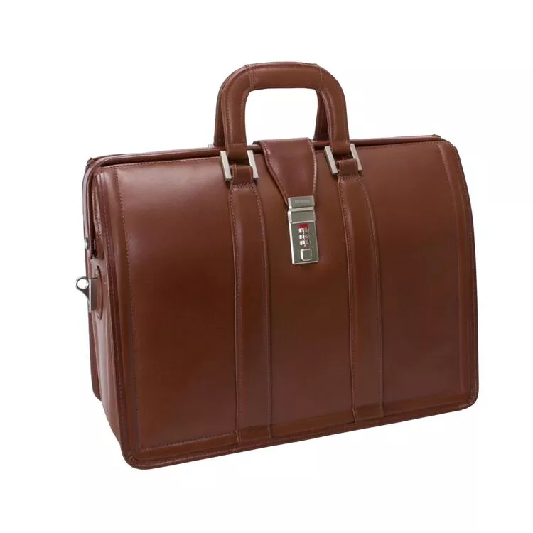 Genuine Leather Laptop Briefcase for Professionals
