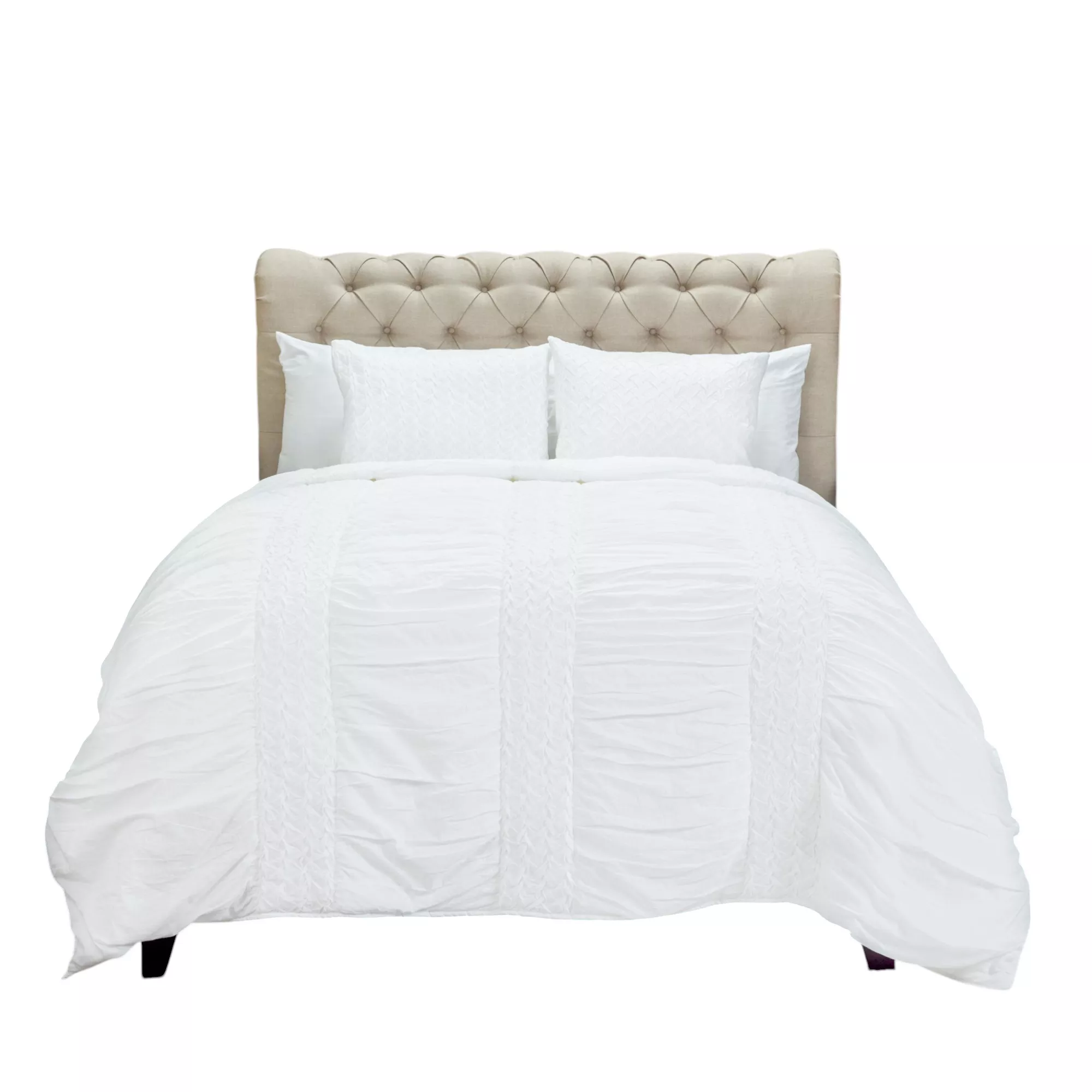 Geometric Cotton Down Alternative Comforter – 100% Cotton, 300 Thread Count, Machine Washable