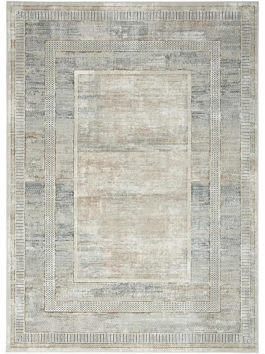 Glitz GLZ07 Ivory/Multicolor 3'11" x 5'11" Rug