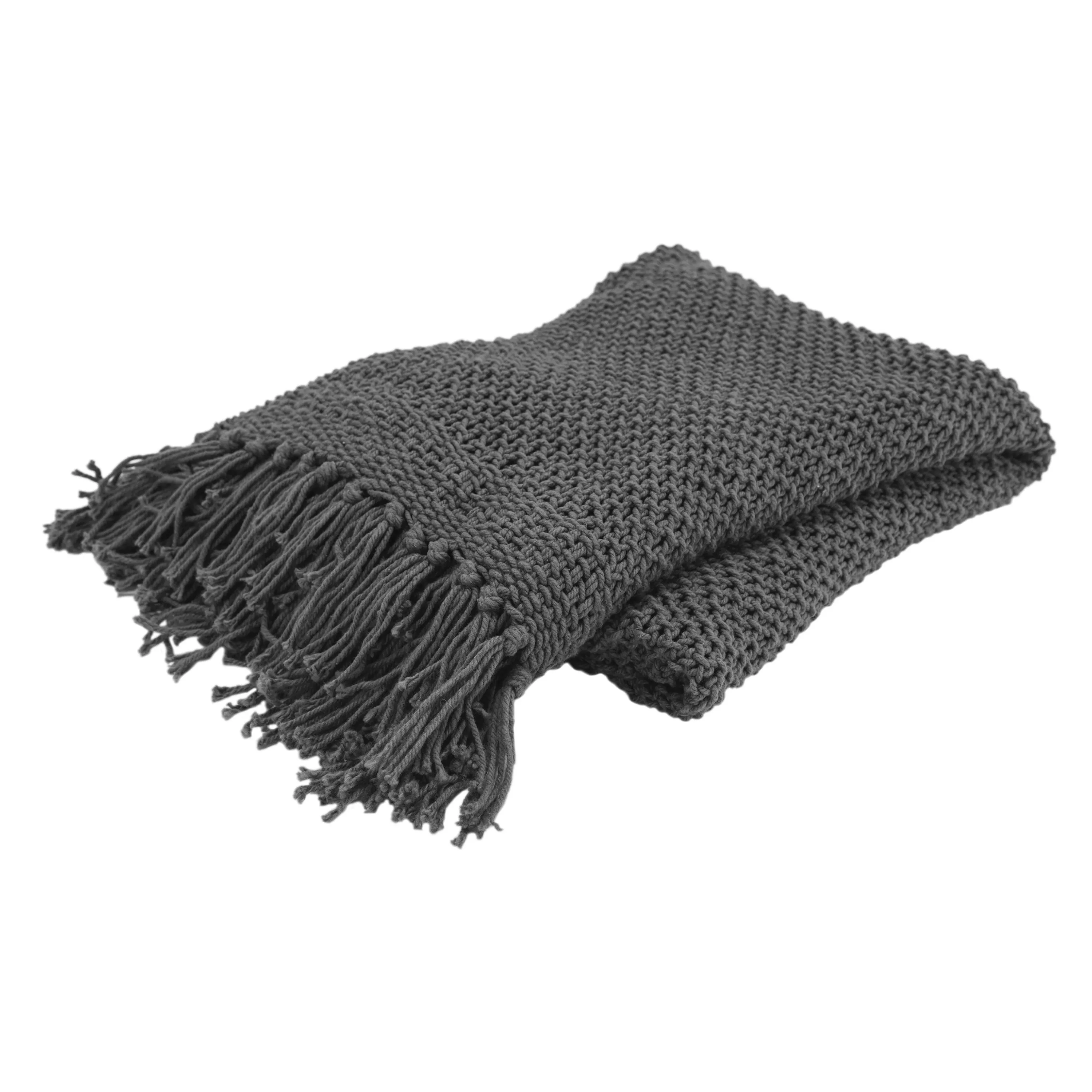 Gray 50" x 60" Throw Blanket