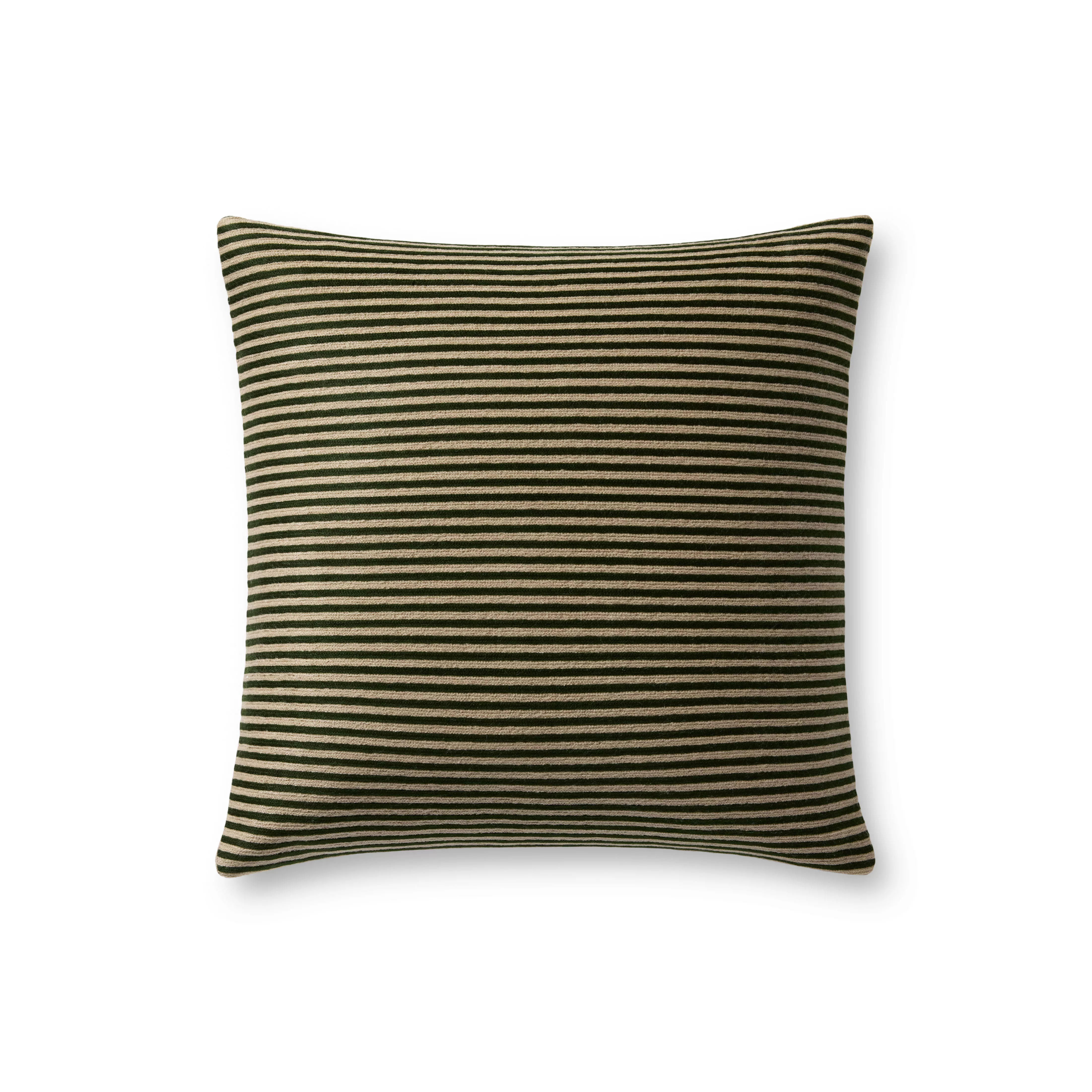 Green 18''x18'' Cover w/Down Pillow
