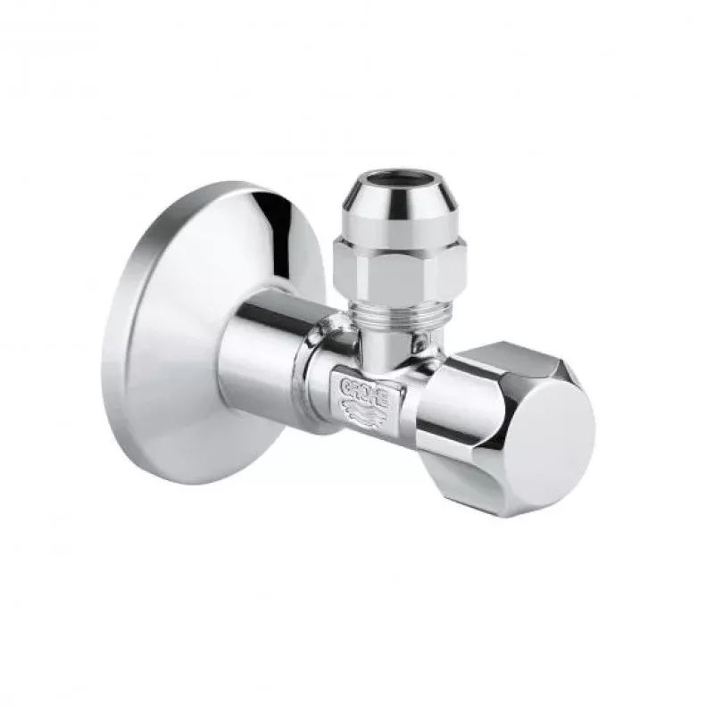 Grohe angle valve 3/8" x 3/8" slide-on escutcheon
