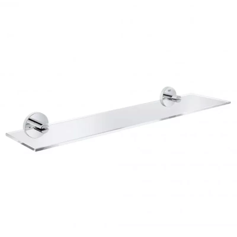 Grohe Essentials glass shelf chrome