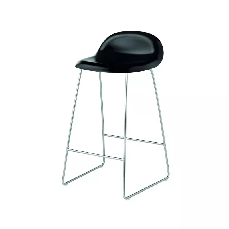 Gubi 3D Bar Stool - Sledge Base
