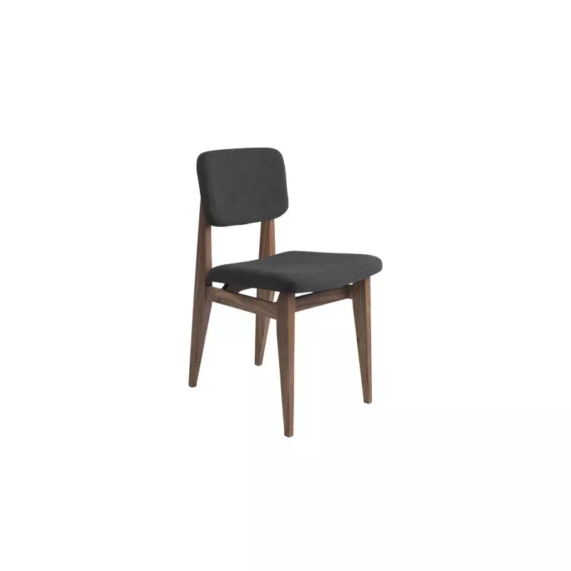 Gubi C-Chair Dining Chair, Fully Upholstered