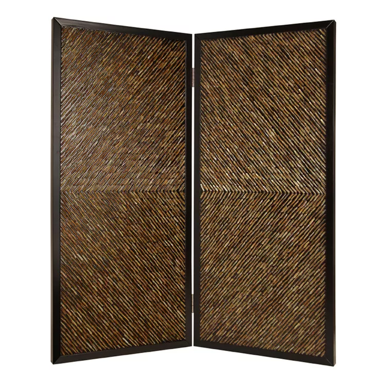 Handmade Abalone Inlay Screen Artisanal Decorative Panel - ScreenGems