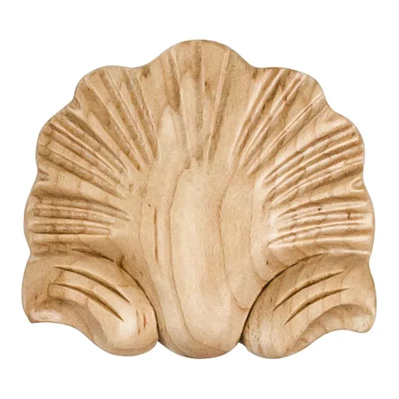 Hardware Resources 3-1/8" x 1/2" x 2-7/8" Hard Maple Shell Applique