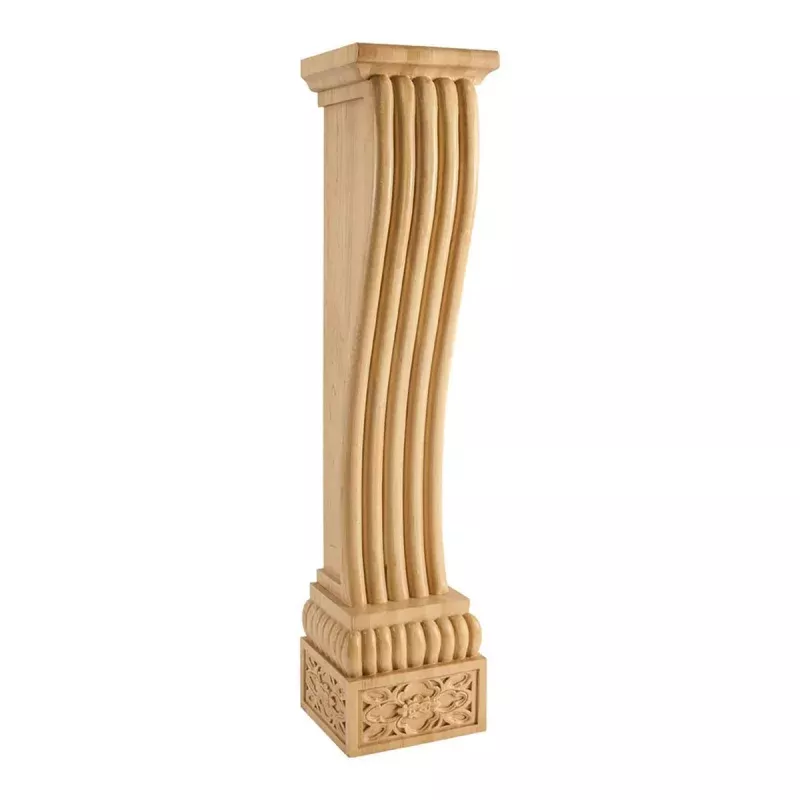 Hardware Resources Alder Baroque Traditional Fireplace Corbel