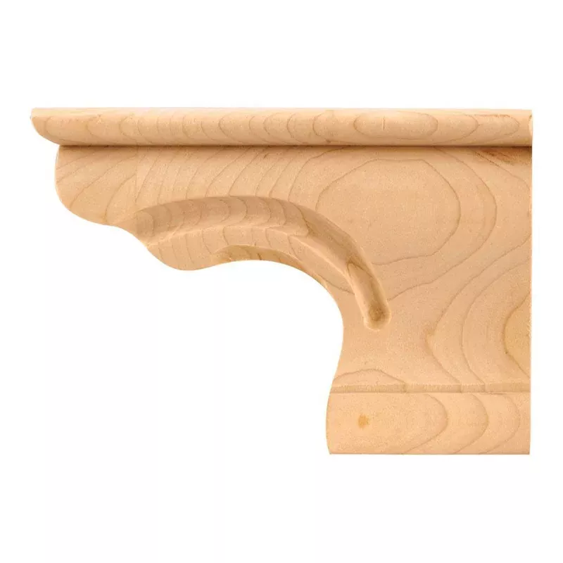 Hardware Resources Alder Beaded Corner Pedestal Foot
