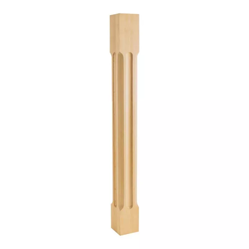 Hardware Resources Alder Post with Scooped Edges and Center