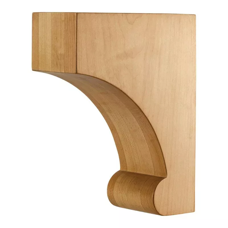 Hardware Resources Cherry Corbel with Bullnose Base