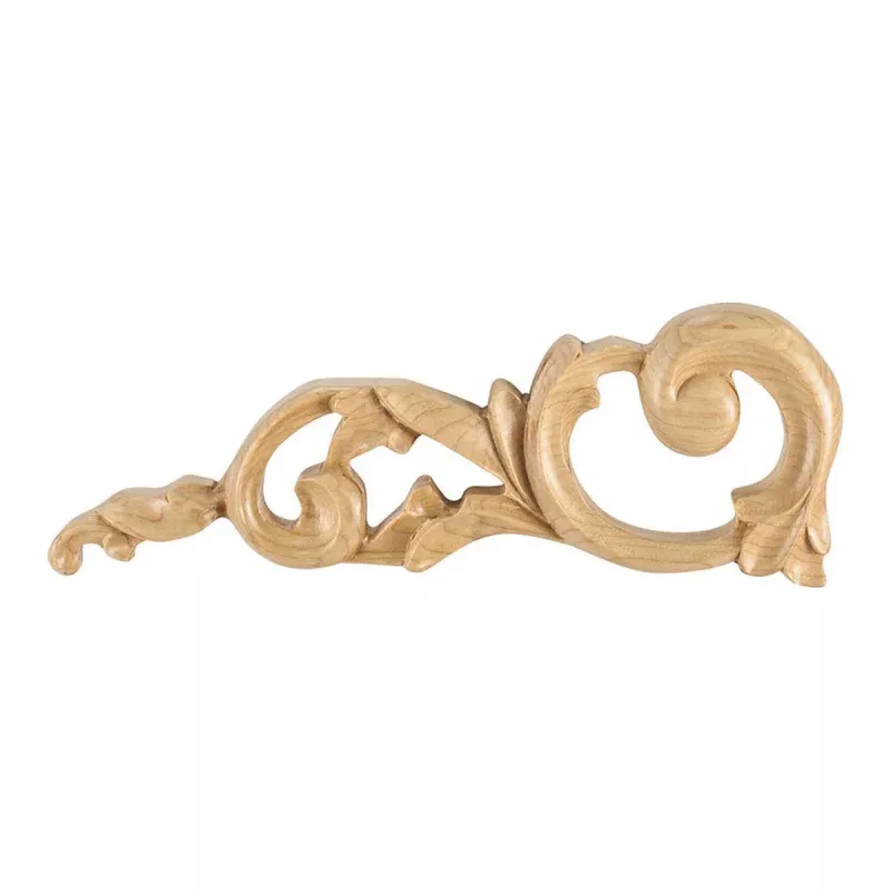 Hardware Resources Cherry Half Acanthus Onlay