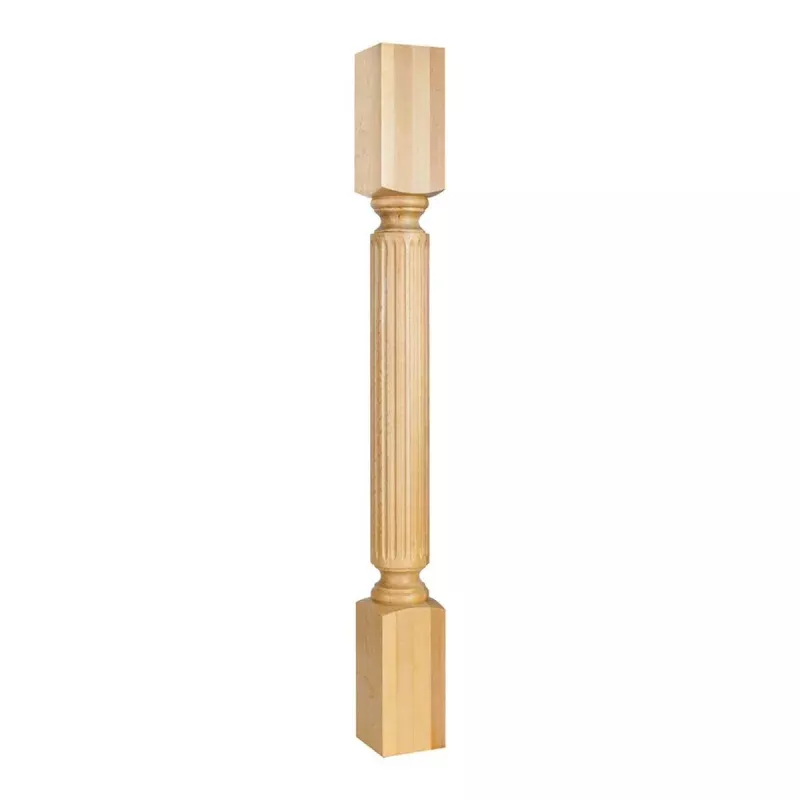 Hardware Resources Cherry Post with Fluted Pattern